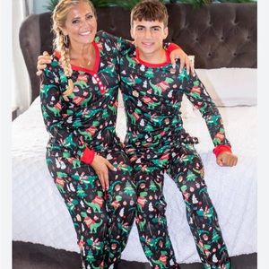 Women’s Hazel Blues Dino Christmas Pjs